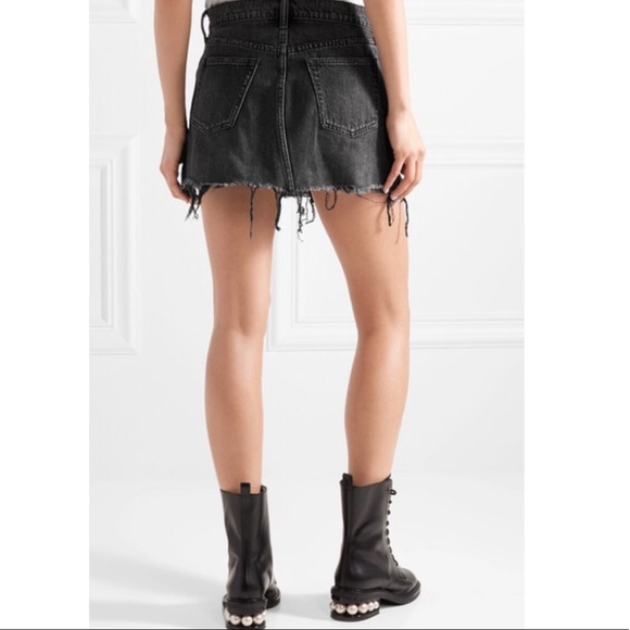 Alexander Wang x denim side zip skirt - Picture 2 of 7